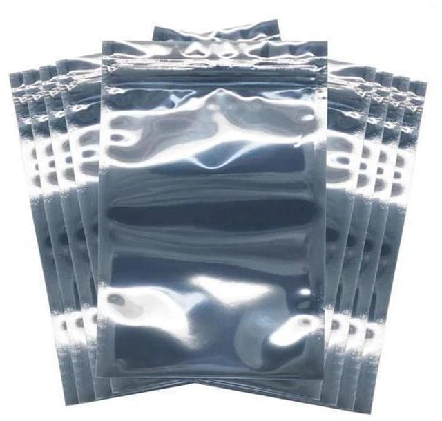 Main image of 100 Pcs Antistatic Bag (10x15cm/ 4 X 6 inches) Resealable for 2.5 Inch SSD HDD and Electronic Device Anti Static Bag New
