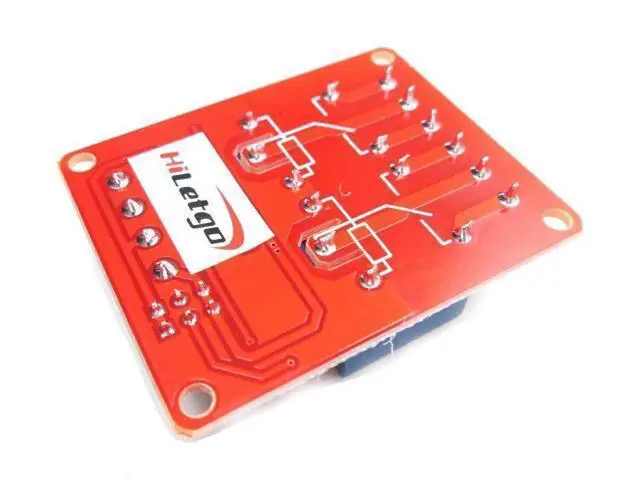 Alt view image 3 of 7 - 2pcs DC 24V 2 Channel Relay Module with Isolated Optocoupler High and Low Level H/L Level Trigger Module Triggered by DC 24V