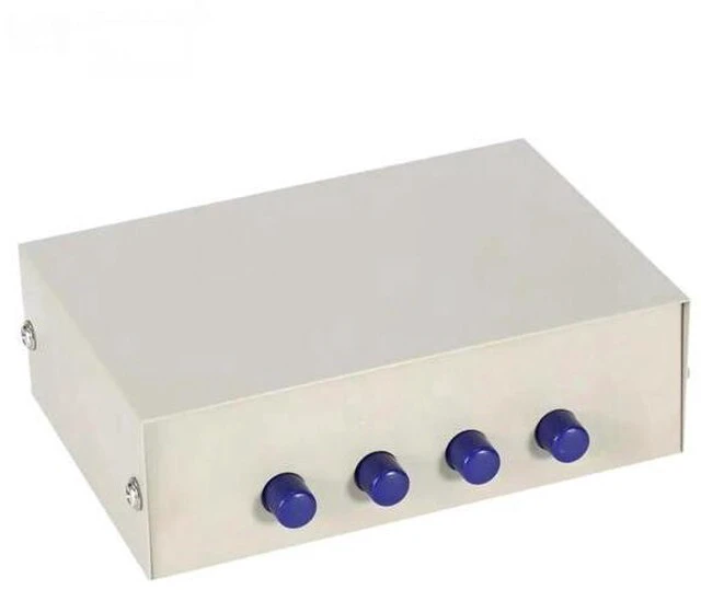 Main image of 4 Port DB9 RS232 Switch Serial COM Device Console Printer Sharing Selector Controller 232-4