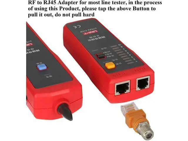 Alt view image 3 of 7 - F Internal Thread to RJ45 External Thread coaxial to Ethernet Adapter,Suitable for Most line Testers,line Finders, and Other Testing Equipment(4-Pack/F to RJ45)