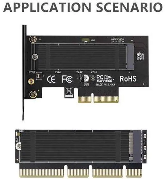 Alt view image 5 of 7 - 2 Pack M.2 NVMe Aluminum Heatsinks Cooler with Nano Silicone Thermal Pad