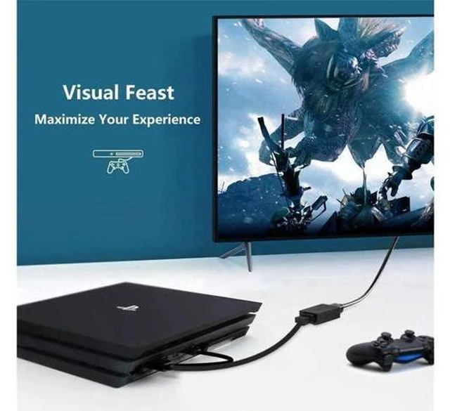 Alt view image 5 of 7 - 4K@60Hz HDMI to DisplayPort (DP) Adapter with USB Power 4K@60Hz Gold Plated HDMI v2.0 to DP 1.4V Adapter (Male to Female), Uni-Directional HDMI to Display Port Adapter (OZHD1)