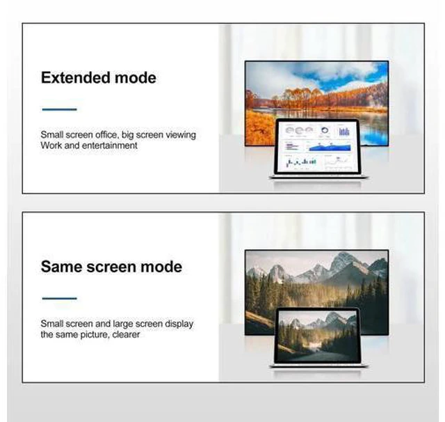 Alt view image 3 of 7 - Mini DP to DisplayPort 2.0 16K Cable 2M 6.6FT 8K(7680x4320)@120Hz 4K@240Hz DisplayPort 1.4 Bi-Directional Transmission DisplayPort to Mini DisplayPort 16k Video Transmissions