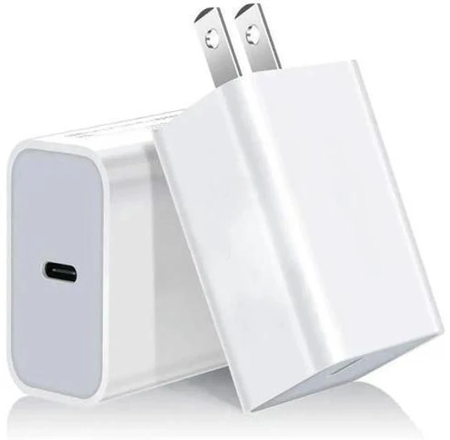Main image of 2pack 18W PD 3.0 USBC Fast Charging Block Compatible for Pixel 3/3XL/3A//4, 11 Pro Max/X/Xr/Xs/8, Pro