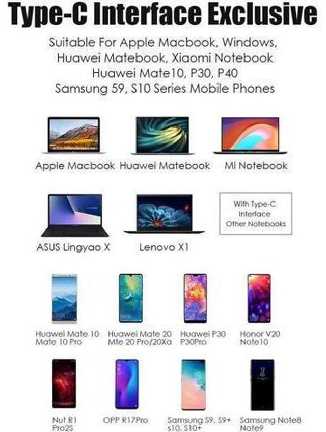 Alt view image 5 of 7 - USB C Docking Station with RJ45 Port, USB3.0/2.0 Port,4K HDMI,SD/TF Card Port,87W PD, Type-C Port Compatible for MacBook/Pro/Air 2016/2017/2018 and More USB C Devices