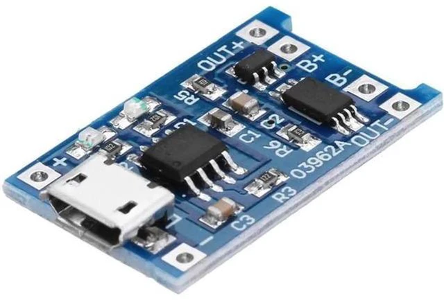 Alt view image 4 of 7 - TP4056 Micro USB 5V 1A Lithium Battery Charging Protection Board TE585 Lipo Charger Module