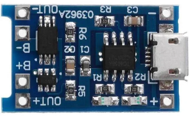 Alt view image 7 of 7 - TP4056 Micro USB 5V 1A Lithium Battery Charging Protection Board TE585 Lipo Charger Module