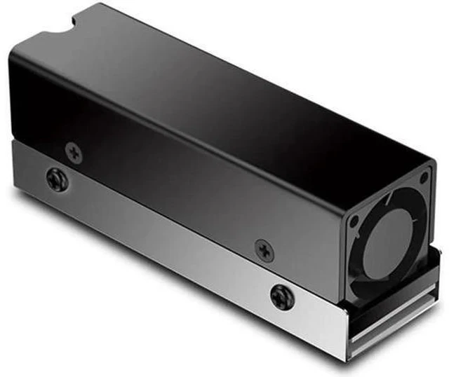 Main image of M.2 SSD NVMe Heat Sink M2 2280 Solid State Disk Air Circulation Radiator with Fan Aluminum Heatsink Thermal Pad Cooler