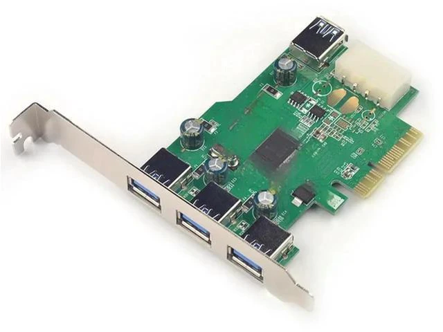 Main image of USB 3.0 PCI-e expansion Card PCIe USB3.0 adapter 3 external + 1 internal USB PCI express converter t IPad charging
