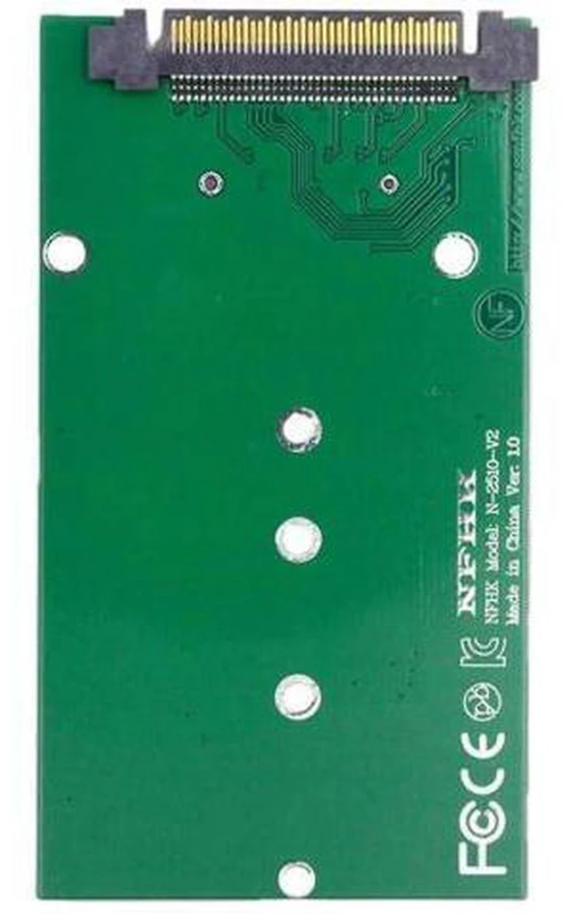 Alt view image 2 of 7 - SFF-8639 NVME U.2 to NGFF M.2 M-Key PCIe SSD Adapter for Mainboard Replace SSD 750 p3600 p3700