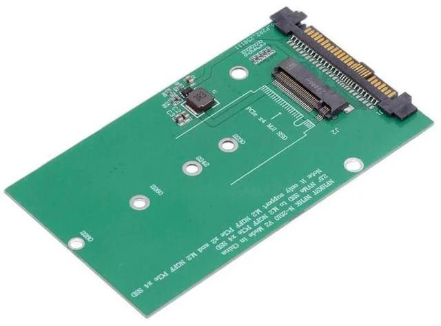Alt view image 3 of 7 - SFF-8639 NVME U.2 to NGFF M.2 M-Key PCIe SSD Adapter for Mainboard Replace SSD 750 p3600 p3700