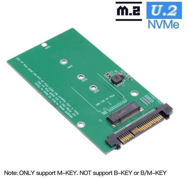 Alt view image 6 of 7 - SFF-8639 NVME U.2 to NGFF M.2 M-Key PCIe SSD Adapter for Mainboard Replace SSD 750 p3600 p3700