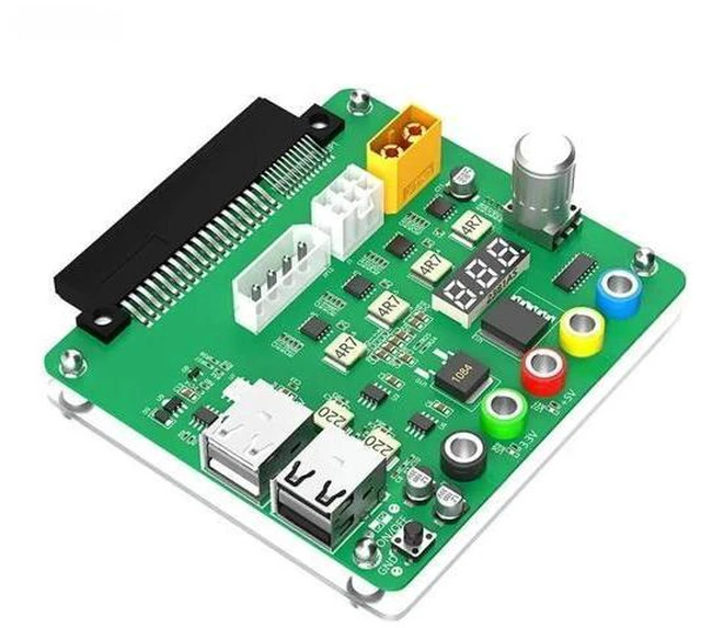 Main image of Power Supply Breakout Board with Adjustable Voltage Knob 3.3V/5V/12V/1.8V-10.8V Output USB2.0 Support QC 2.0 QC 3.0 for PSU