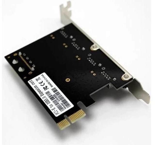 Alt view image 3 of 6 - 4 Port 5Gbps Superspeed USB3.0 PCI-E PCI Express Card Adapter 4Pin IDE Connector