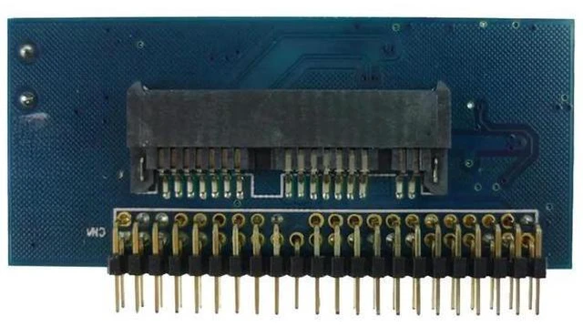 Main image of 1.8 inch Micro SATA 7+9 Pin Female to IDE 44 Pin Male Header PCBA HDD Hard Disk Adapter