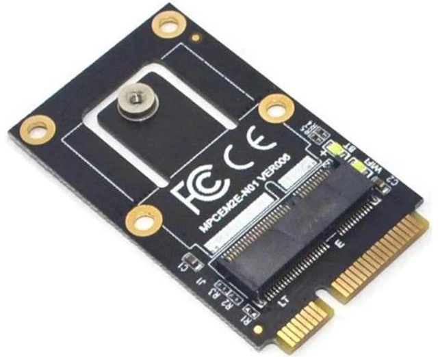 Alt view image 5 of 5 - M.2 Wifi Adapter M.2 NGFF to Mini PCI-E Adapter For M.2 Wifi Bluetooth Wireless Wlan Card Intel AX200 9260 8265 8260 For Laptop