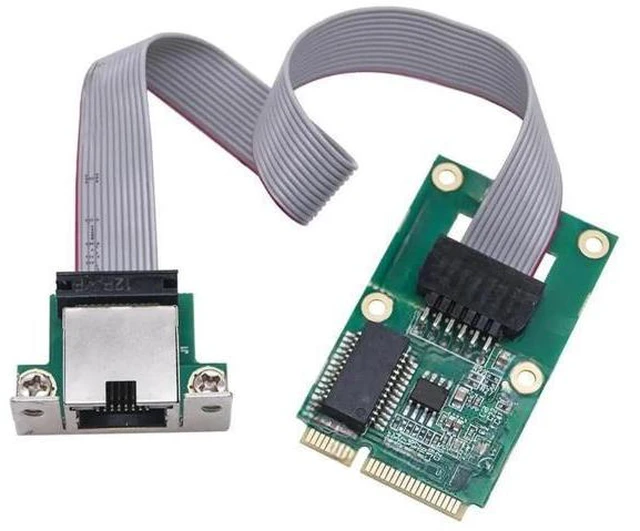 Main image of M.2 A+E/Mini PCI Express Gigabit Ethernet Network Adapter I210AT Chip 1G RJ45 Single Electrical Port Network Card for Desktop PC