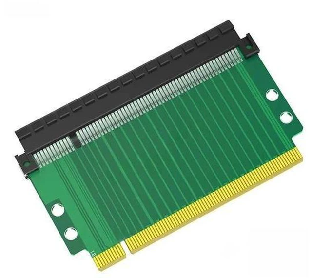 Main image of 5CM High PCI Express 4.0 16X Riser Card PCI-E X16 to X16 Slot 180 Degree Extender PCIE X16 Connector Convert Adapter for Desktop