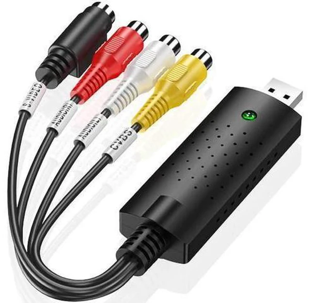 Alt view image 5 of 5 - COFIER Video Audio VHS VCR Video Capture Card USB2.0 To DVD Converter Capture Card Adapter