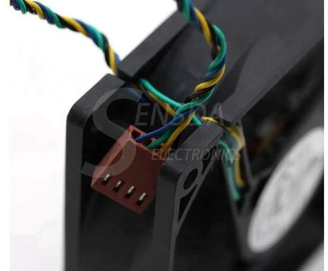Alt view image 3 of 4 - delta AUB0912VH 9cm 90mm 90*90*25MM 92*92*25MM 9225 DC 12V 0.60A 4-pin pwm computer cpu cooling fans