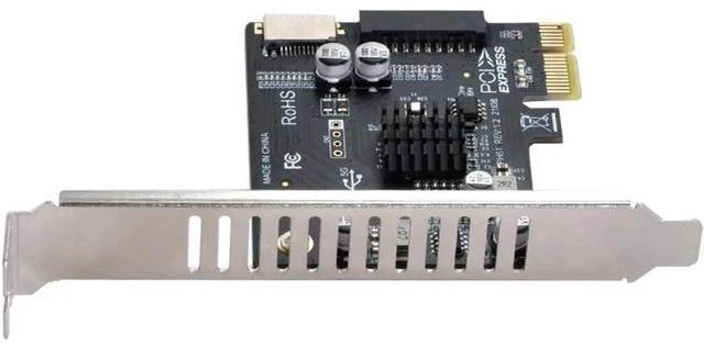 Main image of 5Gbps Socket & USB 2.0 to PCI-E 1X Express Adapter Type-E USB 3.1 Front Panel