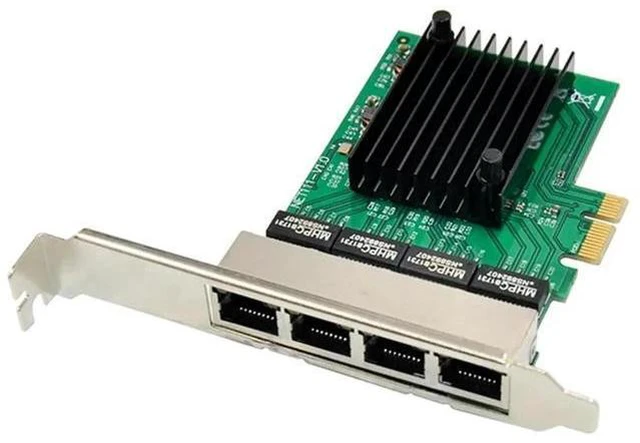 Main image of Pci-E X1 Gigabit Network Card Pci-Express 4 Port Ethernet Network Card Rtl8111F Ethernet Lan Card