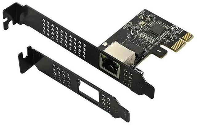 Main image of 5GB PCIE Network Card PCI Express X1 to RJ45 Gigabit Ethernet Service Network Card 10/100/1000M/2.5G/5G for PC