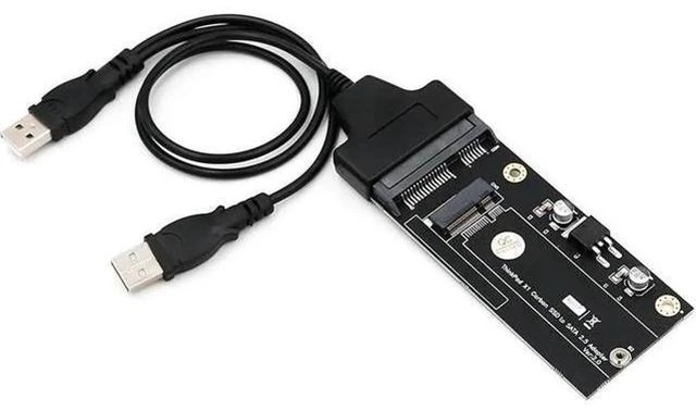 Alt view image 2 of 5 - Add On Cards For LEN OVO/USB SATA/SSD Adapter Card SATA SSD Adapter Raiser for LEN OVO Carbon x1 for LEN OVO/Thinkpad x1 Carbon