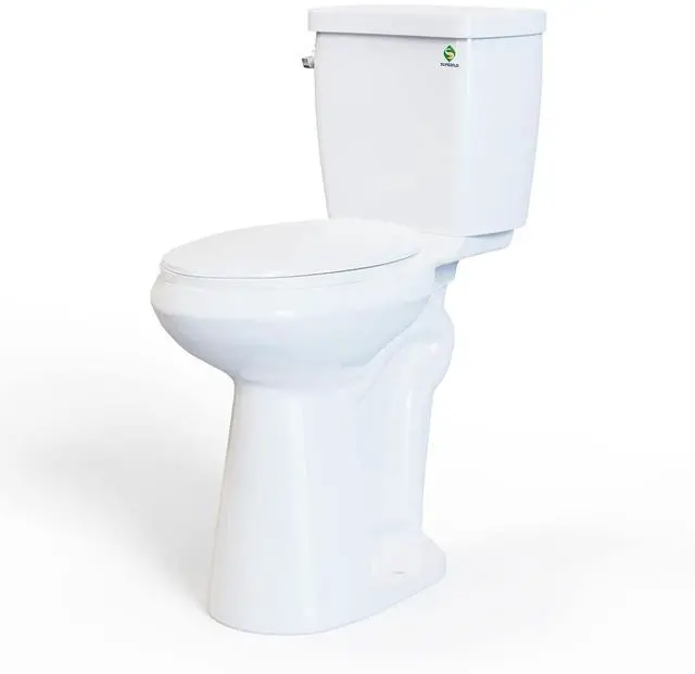Main image of Tall Elongated Toilet 21 Inch High Toilets,Single Flush & 12 Inch Rough in Toilet, S-trap Bathroom Toilet Bowl & Water Tank for Seniors, Disabled & Tall Person
