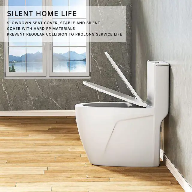 Alt view image 6 of 7 - Upflow toilet system of 600W Macerator Pump in Basement, for Macerating Toilet, Bathroom sink & Tub,Silent & Powerful with One Piece Toilet & Toilet Pump,AC Vent SUPERFLO