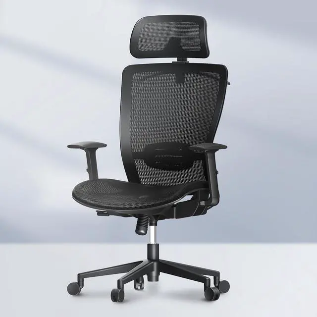 Main image of Ergonomic Office Chair High Back Mesh Swivel Computer Chair Home Office Desk Chairs with Wheels Lumbar Support Deep Black