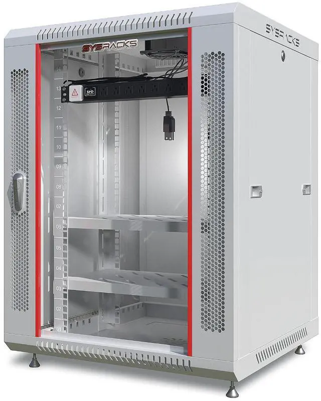Main image of 15U Wall Mount Server Rack Cabinet 19" Network Rack Enclosure, 24" Deep Data Rack Cabinet with Fan, PDU & Shelf for IT Equipment, Switches and Patch Panel