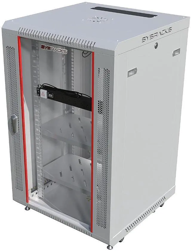 Main image of 18U Wall Mount Server Rack Cabinet 19" Network Rack Enclosure, 24" Deep Data Rack Cabinet with Fan, PDU & Shelf for IT Equipment, Switches and Patch Panel