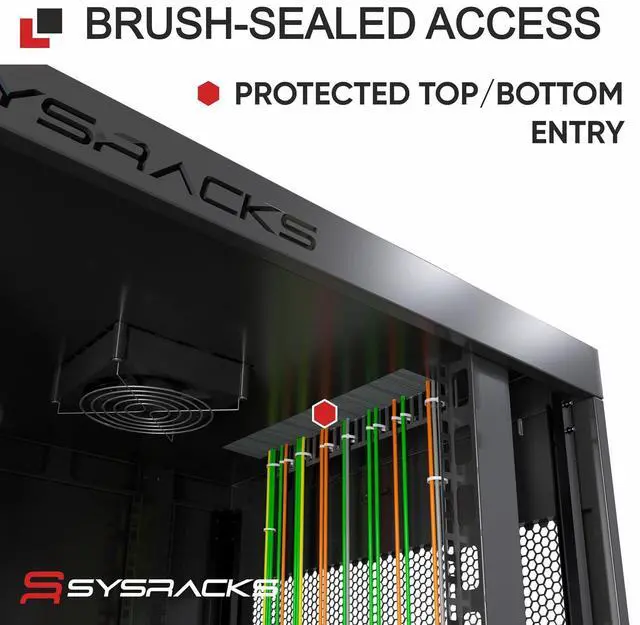 Alt view image 6 of 7 - 12U Wall Mount Server Rack Cabinet, 19 Locking Network Rack, 24 Deep, Glass Door, with Fan, PDU and Shelf