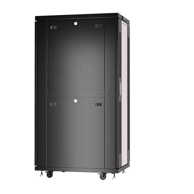 Alt view image 2 of 6 - 32U Server Rack Cabinet, 24" Deep, 19-Inch EIA-310 | 4 cooling fans, LCD thermostat, PDU, shelf, casters, dust-tight cable entries