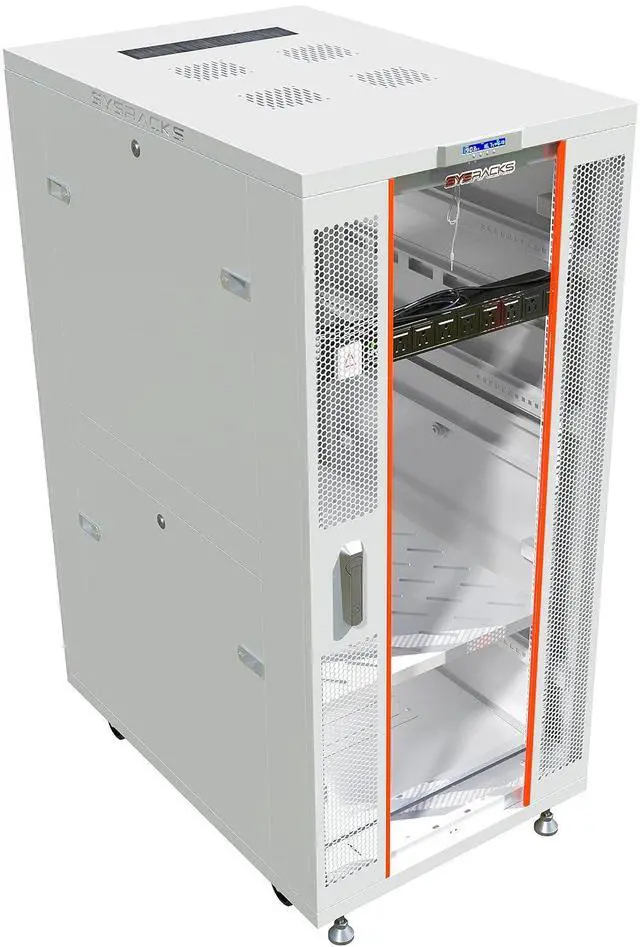 Main image of 32U Server Rack Cabinet 19" Network Rack Enclosure, 35" Deep Floor Standing Data Rack with Locking Glass Door, Cooling Fans, PDU & Shelf for Servers, Switches and Patch Panels