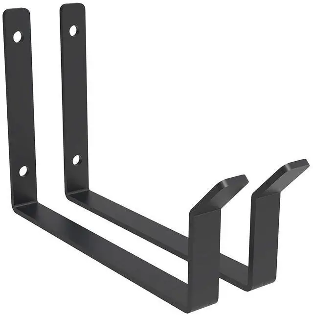 Main image of 2 Pack Add On Storage Utility Hook Accessory for Garage Ceiling Rack, Max Weight Capacity up to 35lbs, Black