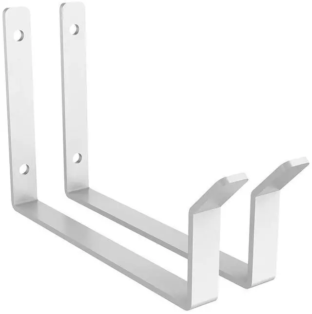 Main image of 2 Pack Add On Storage Utility Hook Accessory for Garage Ceiling Rack, Max Weight Capacity up to 35lbs,White
