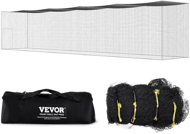 Main image of Baseball Batting Cage,Professional Softball Baseball Batting Hitting Training Net,Heavy Duty Enclosed PE Practice Portable Pitching Cage Net&Carry Bag,for Backyard,Field,Indoor&Outdoor