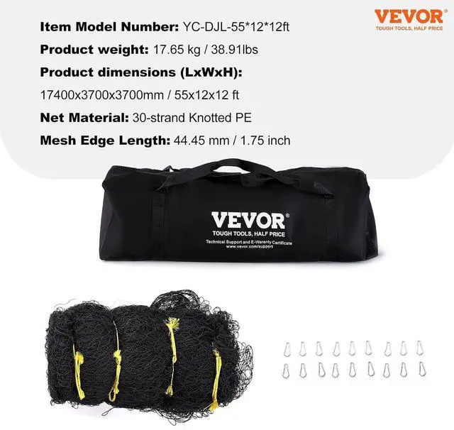 Alt view image 7 of 7 - Baseball Batting Cage,Professional Softball Baseball Batting Hitting Training Net,Heavy Duty Enclosed PE Practice Portable Pitching Cage Net&Carry Bag,for Backyard,Field,Indoor&Outdoor
