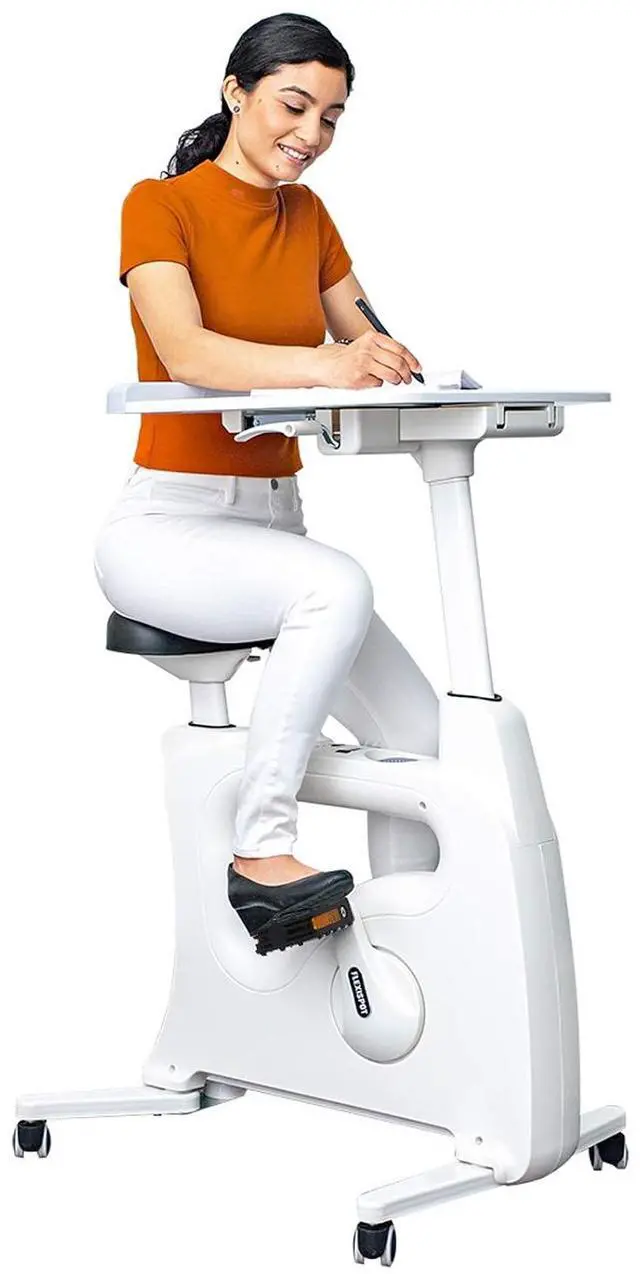 Main image of Exercise Bikes for Home, Space Saving Under Desk Bike, Stationary Bikes Indoor Bikes with Flywheel 300LBS Heavy Duty, Optional LCD/2D Desktop/8-Level Resistance, V8/V9/V9-MAX