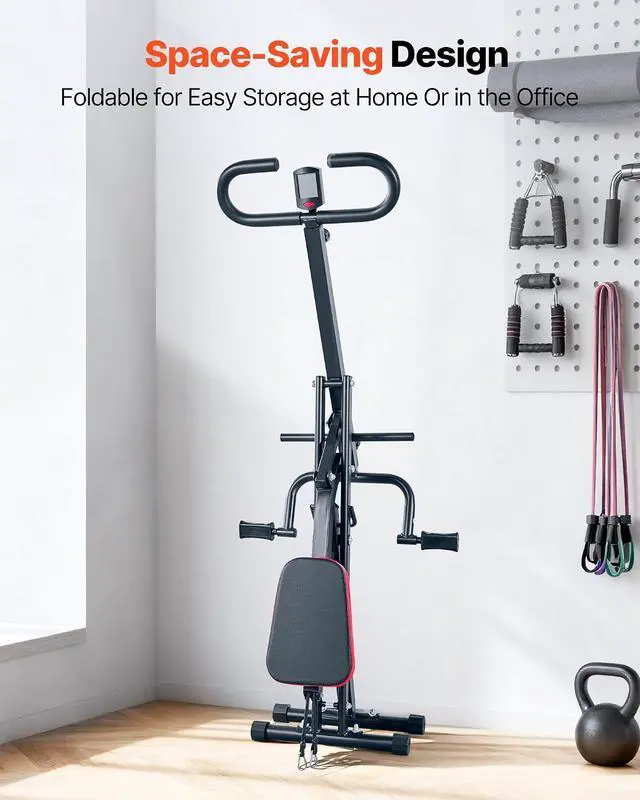 Alt view image 7 of 7 - Squat Machine, Deep Squat Rowing Machine for Home, Easy Setup & Foldable Exercise Equipment, Glute Trainer Machine with 2/3 High-Strength Resistance Bands, Glutes & Leg Home Workout Machine