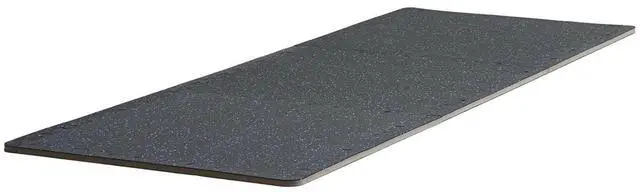 Alt view image 4 of 7 - 0.56Inch 48sq.ft 12 Tiles Gym Flooring for Home Gym, Rubber Top with High Density EVA Foam, 25 x 25In Gym Floor Exercise Equipment Mats, Interlocking Gym Mats, Puzzle Workout Mats, Black & Blue