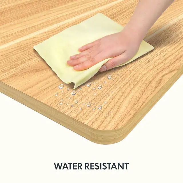 Alt view image 5 of 7 - Whole Piece 60"x24" Desktop 1" Thickness Height Adjustable Desk Rectangular Tabletop Maple Board (60INCH Maple)