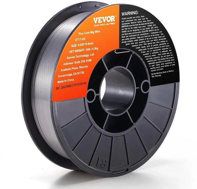 Main image of Flux Core Welding Wire, E71T-GS 0.035-inch 10LBS, Gasless Mild Steel MIG Welding Wire with Low Splatter for All Position Arc Welding and Outdoor Use