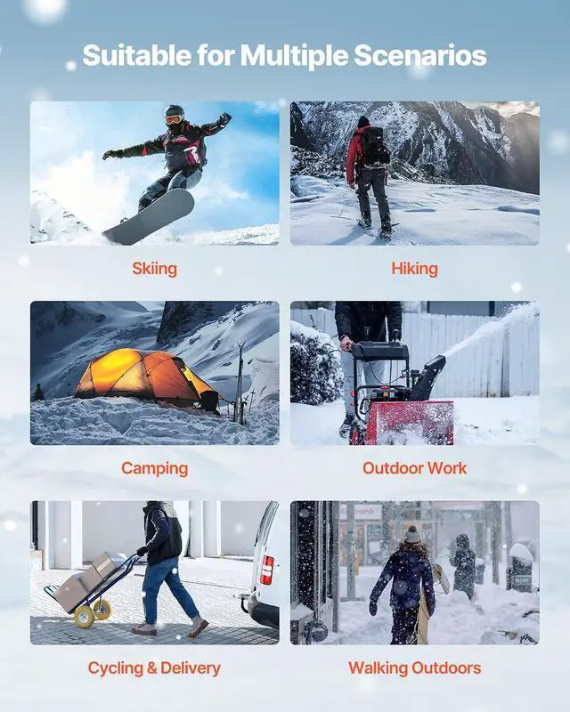 Alt view image 6 of 7 - Heated Vest,for Outdoor Hiking Camping Fishing Skiing
