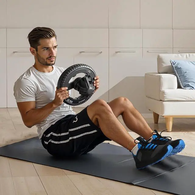 Alt view image 2 of 7 - Mens Cross Training Shoes, Arch Support & Adjustable Lace-up Training Shoes for Running Gymnastics Walking Weightlifting (Unisex)