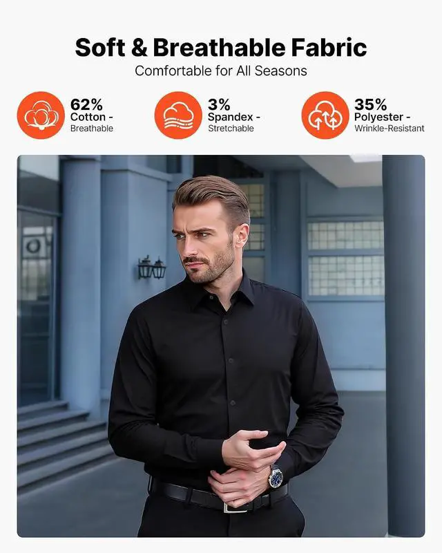 Alt view image 2 of 7 - Men's Men's Button Up Shirt