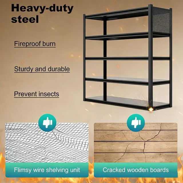 Alt view image 4 of 6 - Heavy Duty Garage Shelving Units Planters for Outdoor Plants,39.4" Lx15.7 Wx30 H All-Weather Large Planter Boxes Outdoor