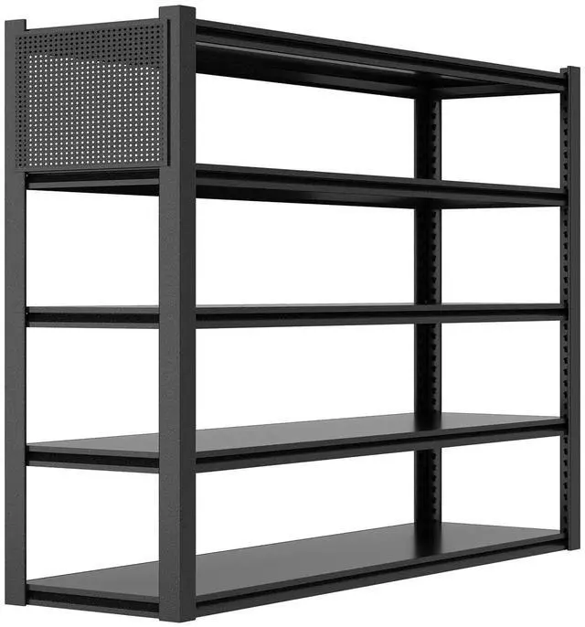 Main image of Garage Shelving 48" Wide Heavy Duty Storage Shelves Units and Storage,Metal Shelving Adjustable Shelves,Steel Garage Storage Rack,Industrial Utility Shelf Organization for Kitchen,Pantry